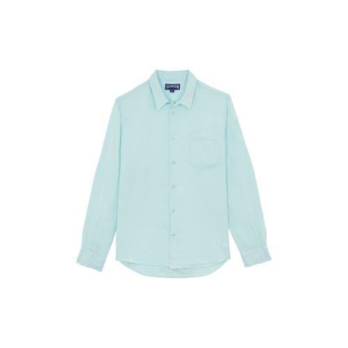 Mens Linen Sport Shirt Product Image