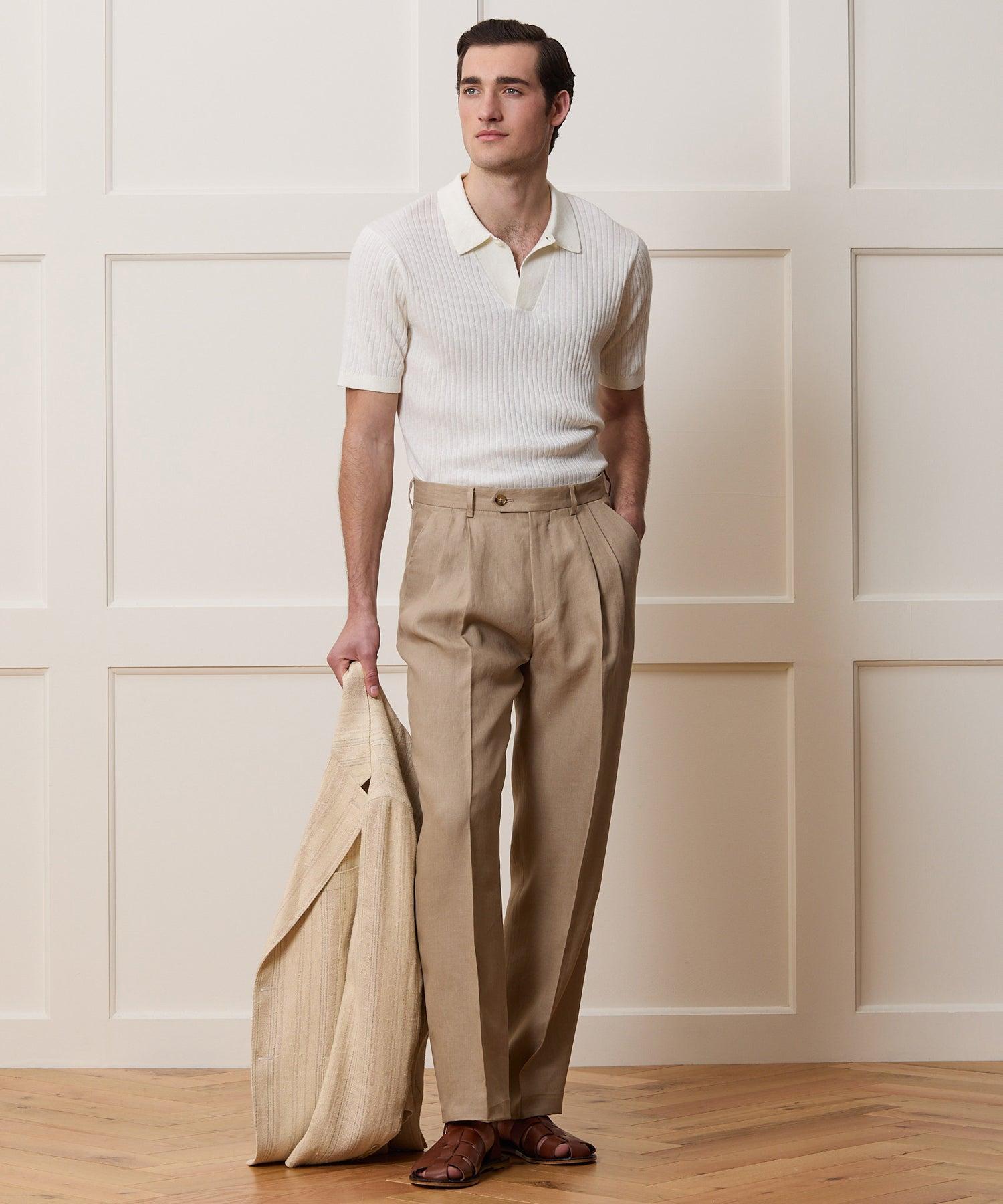 Slim Cotton-Cashmere Sweater Polo Product Image