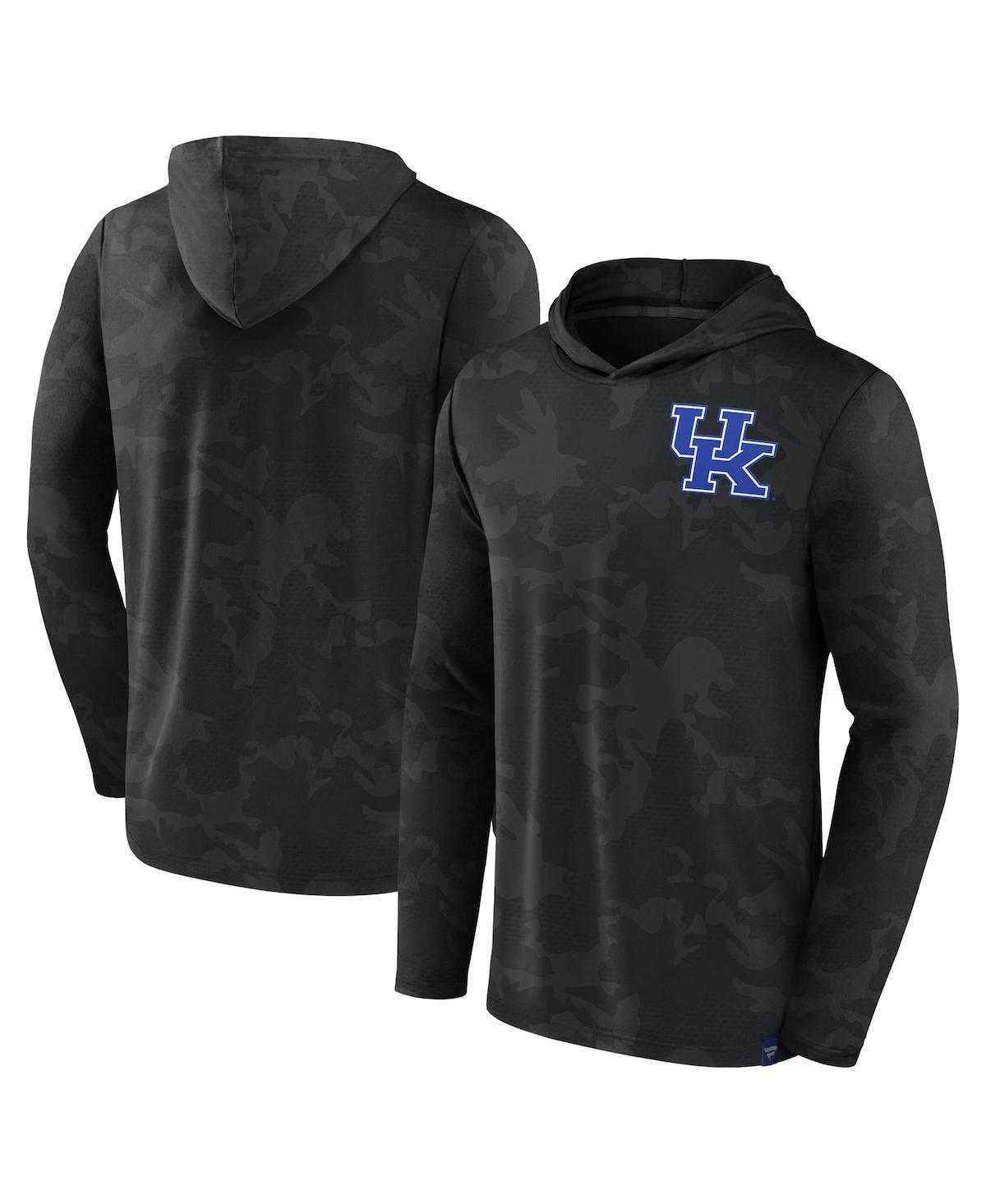 Men's Fanatics Branded  Black Kentucky Wildcats Camo Hoodie Long Sleeve T-Shirt, Size: Medium Product Image