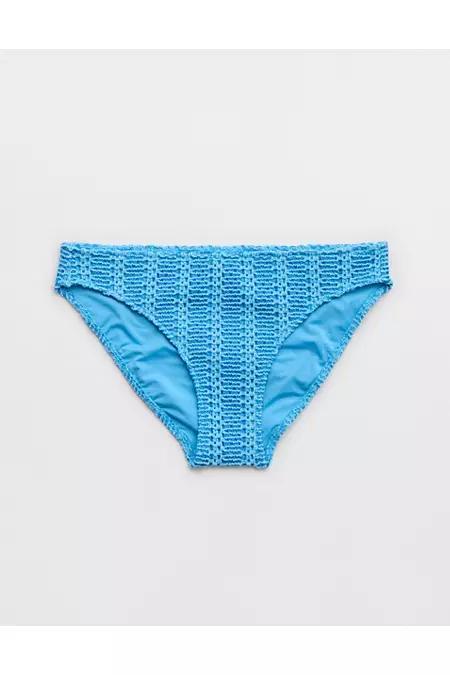 Aerie The Classic Cloudweave Crochet Bikini Bottom Women's Product Image