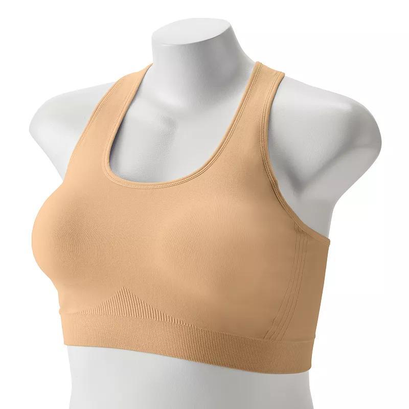 Plus Size Tek Gear® Seamless Low-Impact Sports Bra, Women's, Size: 1XL, Surely Red Product Image