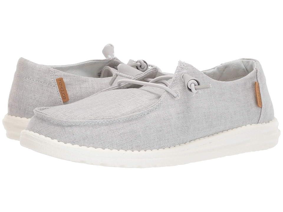 Hey Dude Wendy Chambray (Light Grey) Women's Shoes Product Image