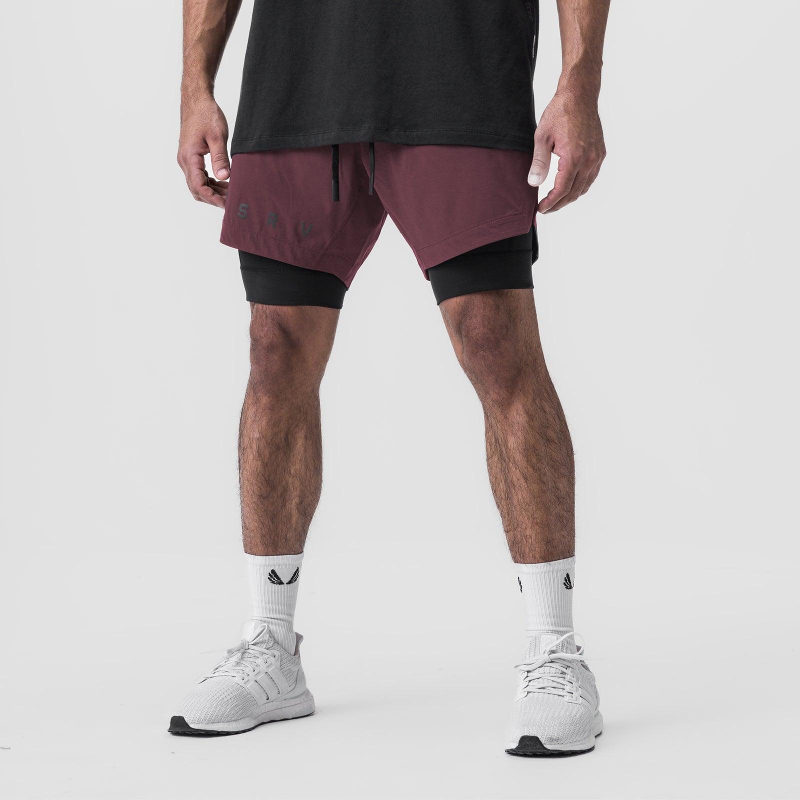 0866. Tetra-Lite® 7" Liner Short - Navy "Wings"/Black Male Product Image