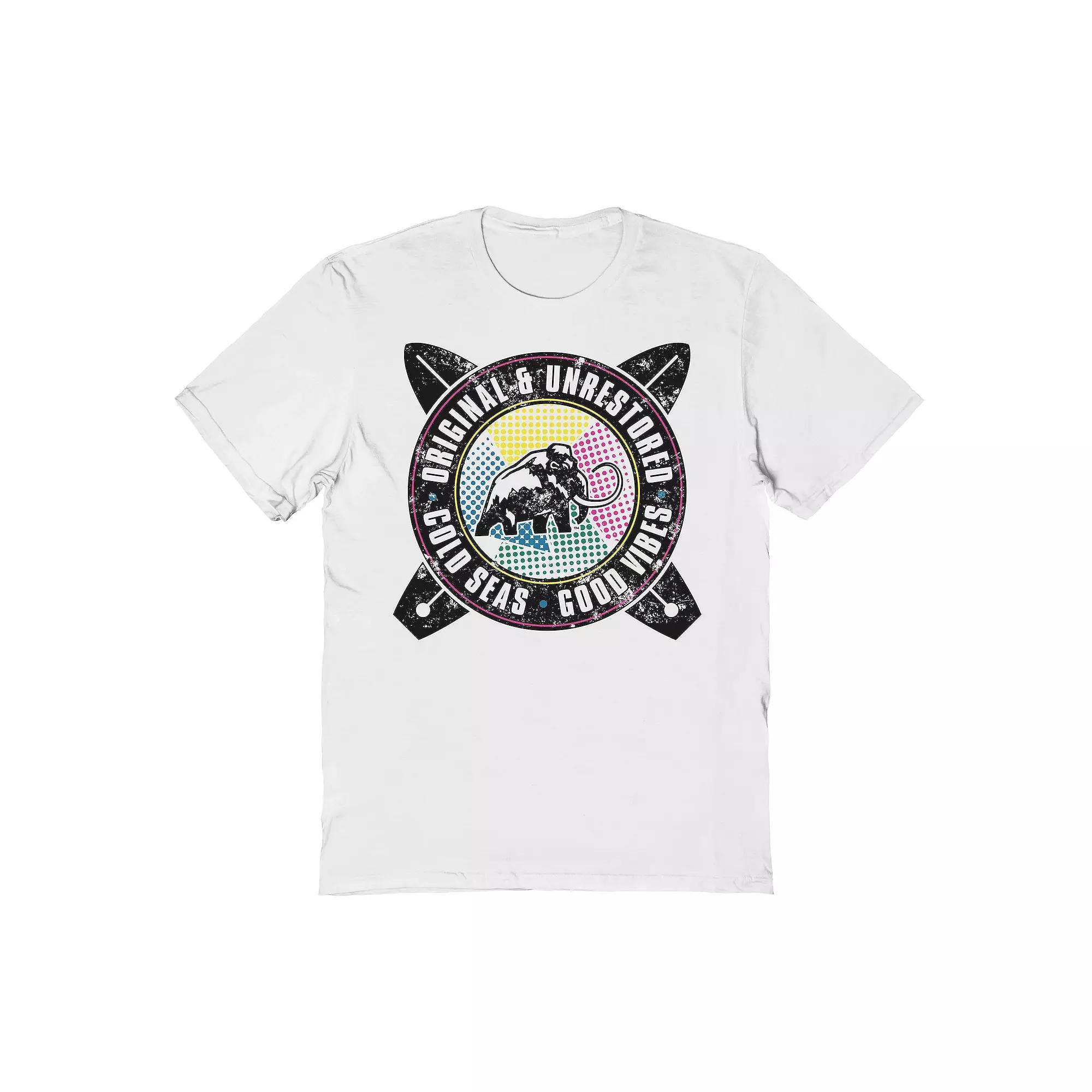 Men's Original & Unrestored Cold Seas Graphic Tee, Size: Small, White Product Image