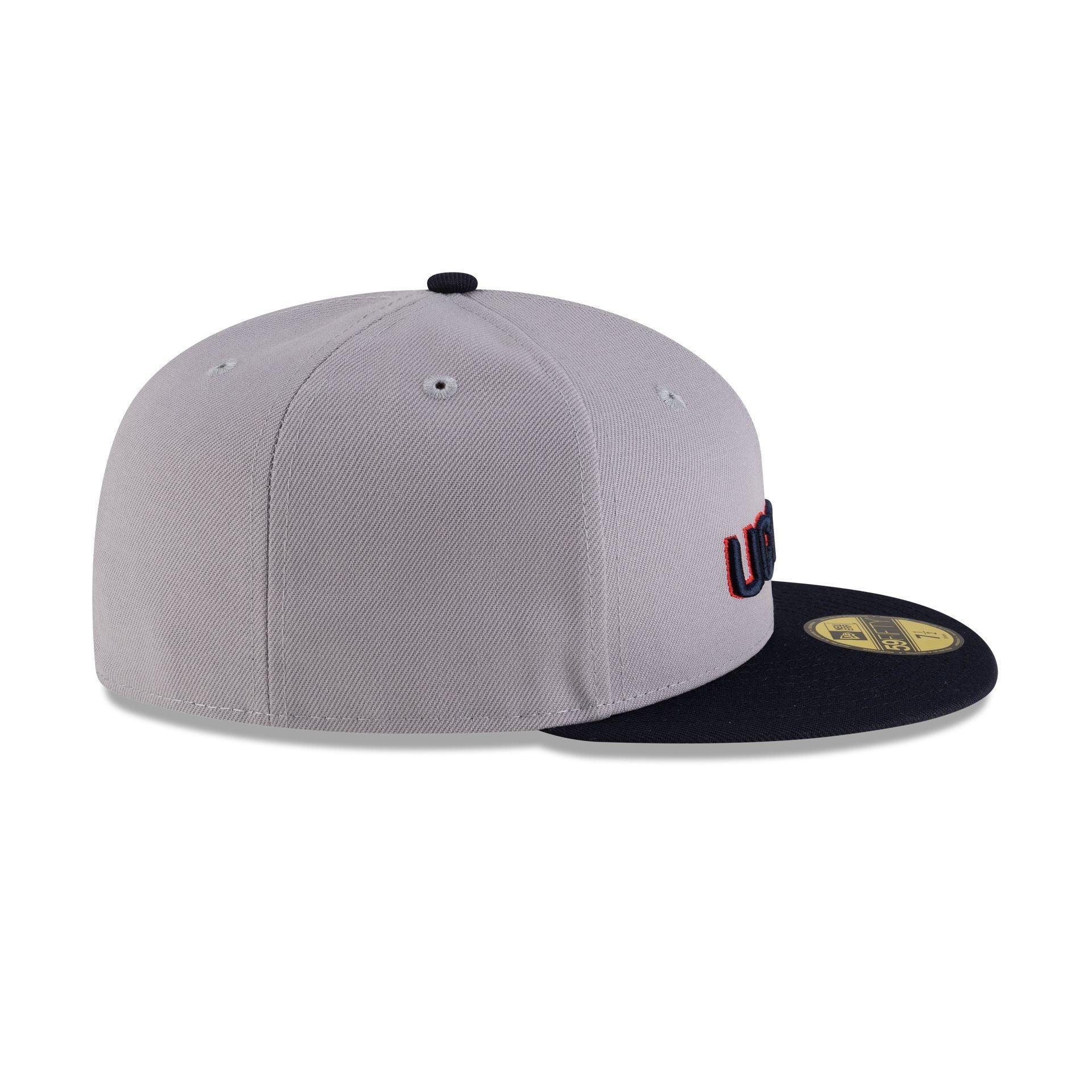 Connecticut Huskies Gray Navy 59FIFTY Fitted Male Product Image