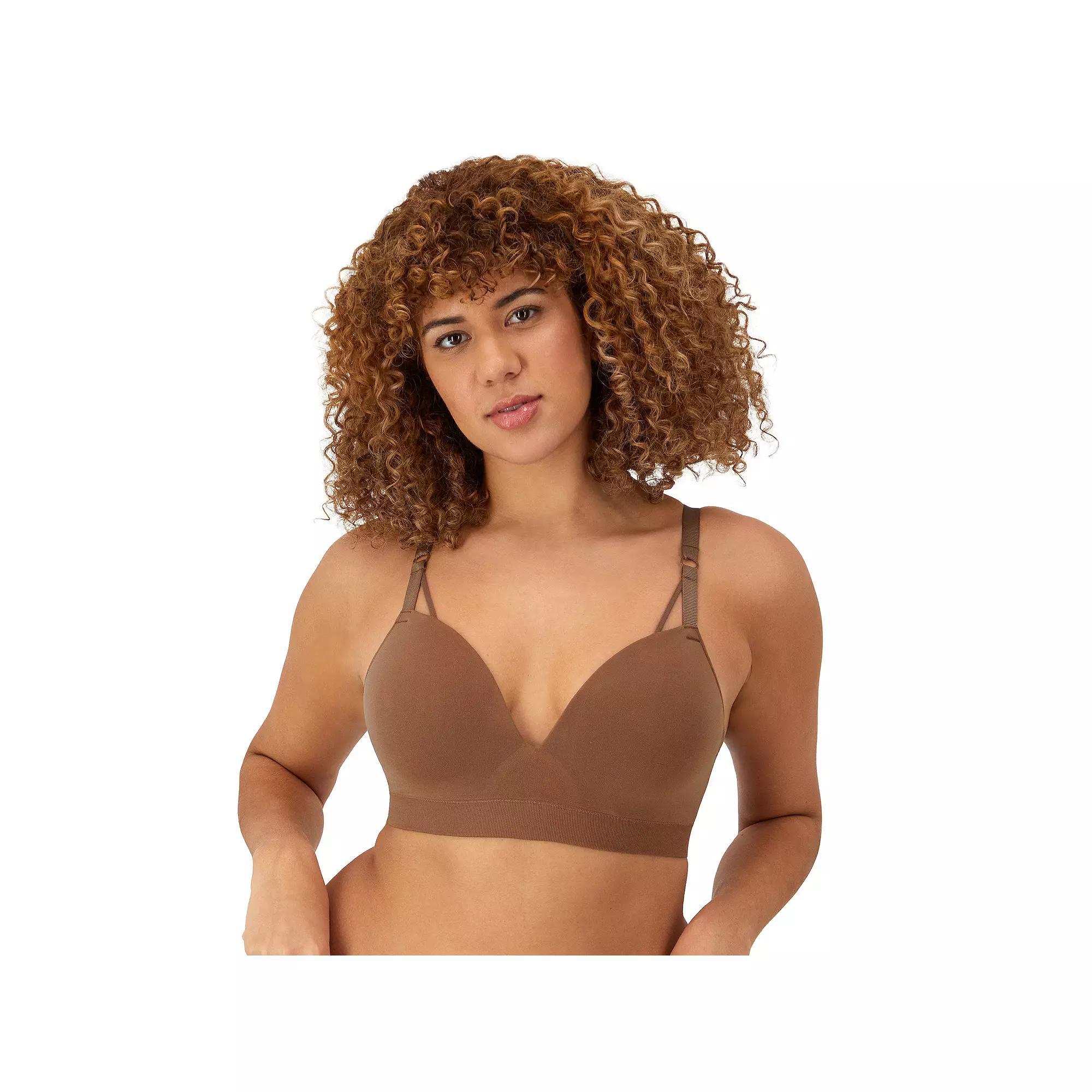 Women's Maidenform Seamless Sweetheart Wireless Bra DM2330, Size: Medium, Black Product Image