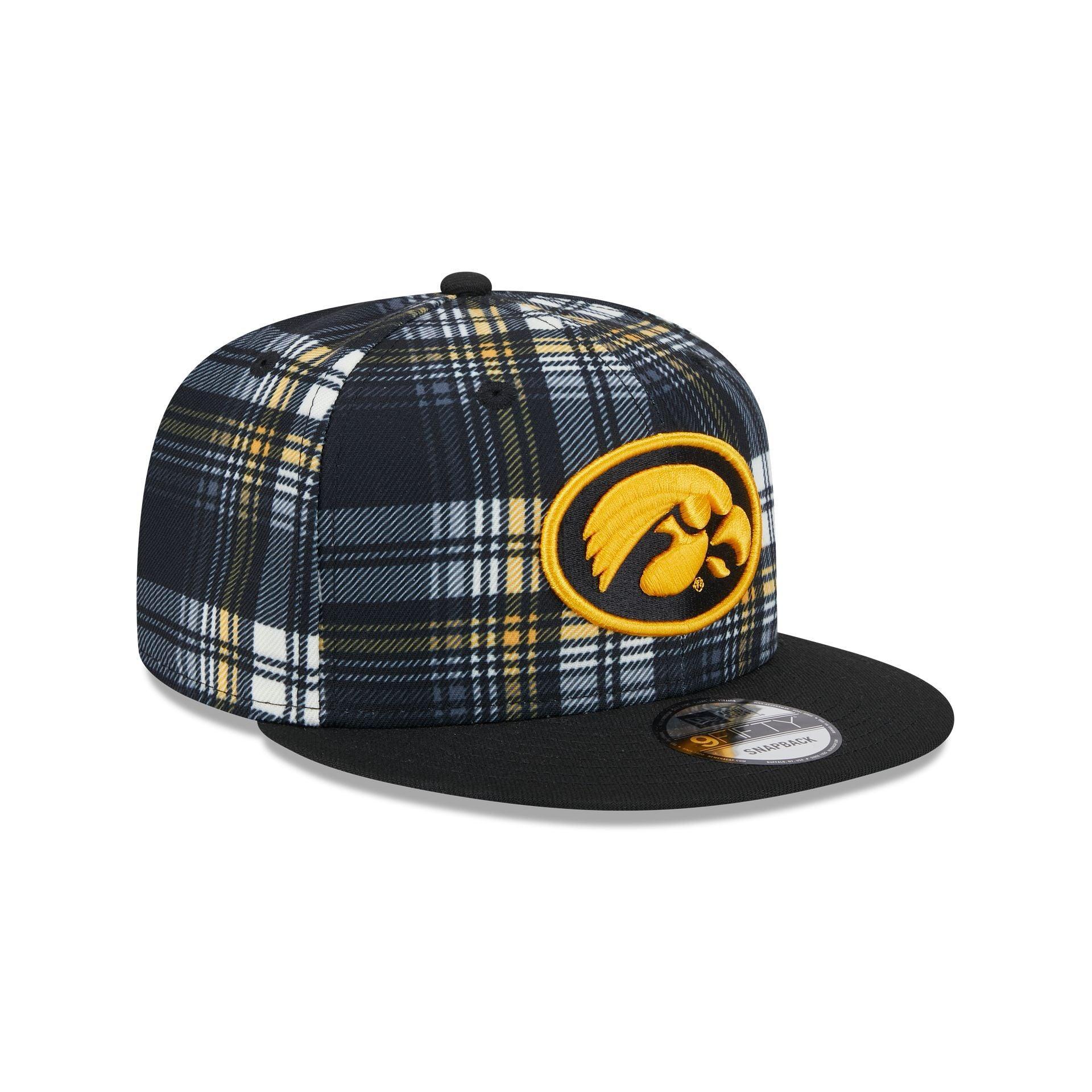 Iowa Hawkeyes Plaid 9FIFTY Snapback Hat Male Product Image