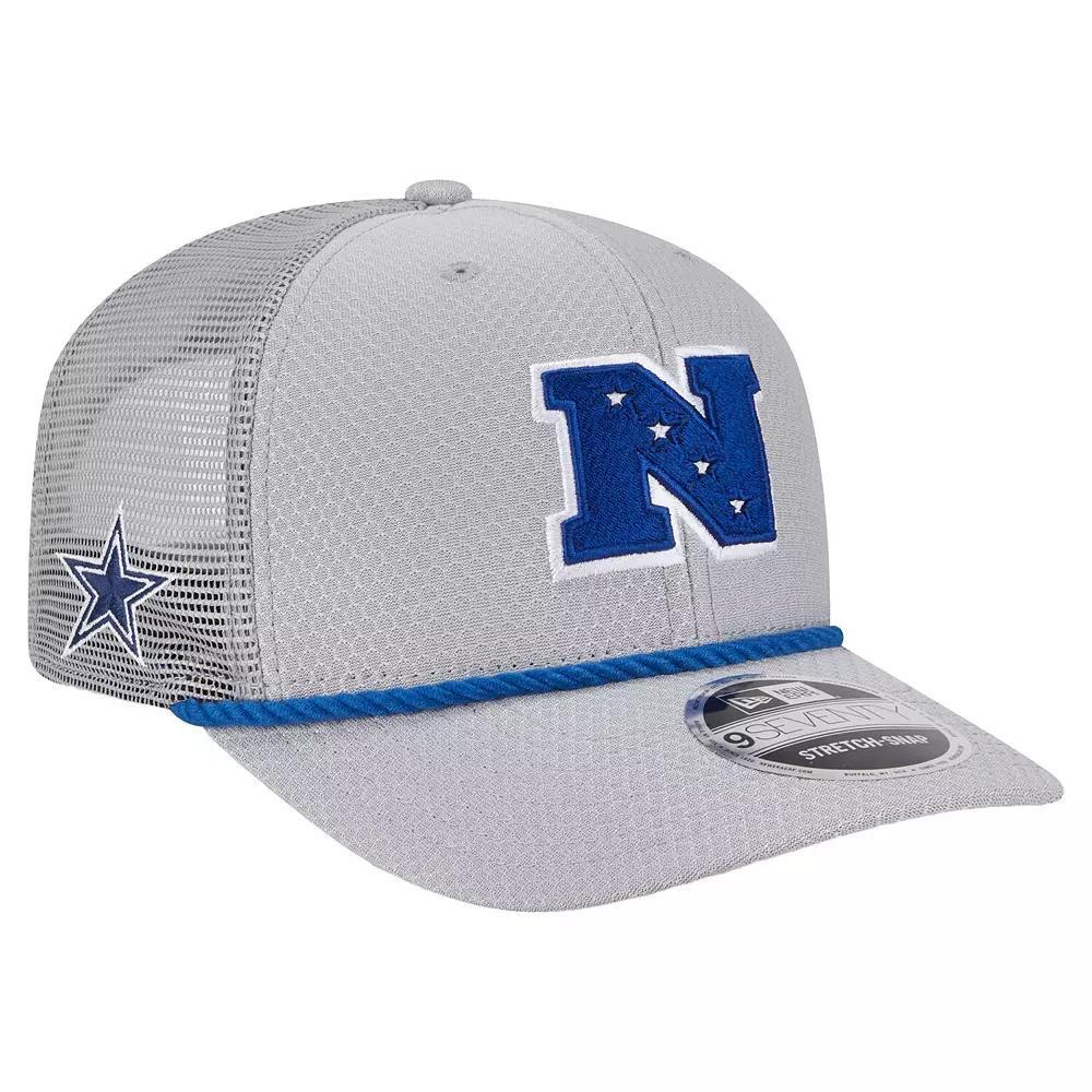 Mens New Era Gray Dallas Cowboys 2025 Pro Bowl 9SEVENTY Stretch-Snap Hat Product Image