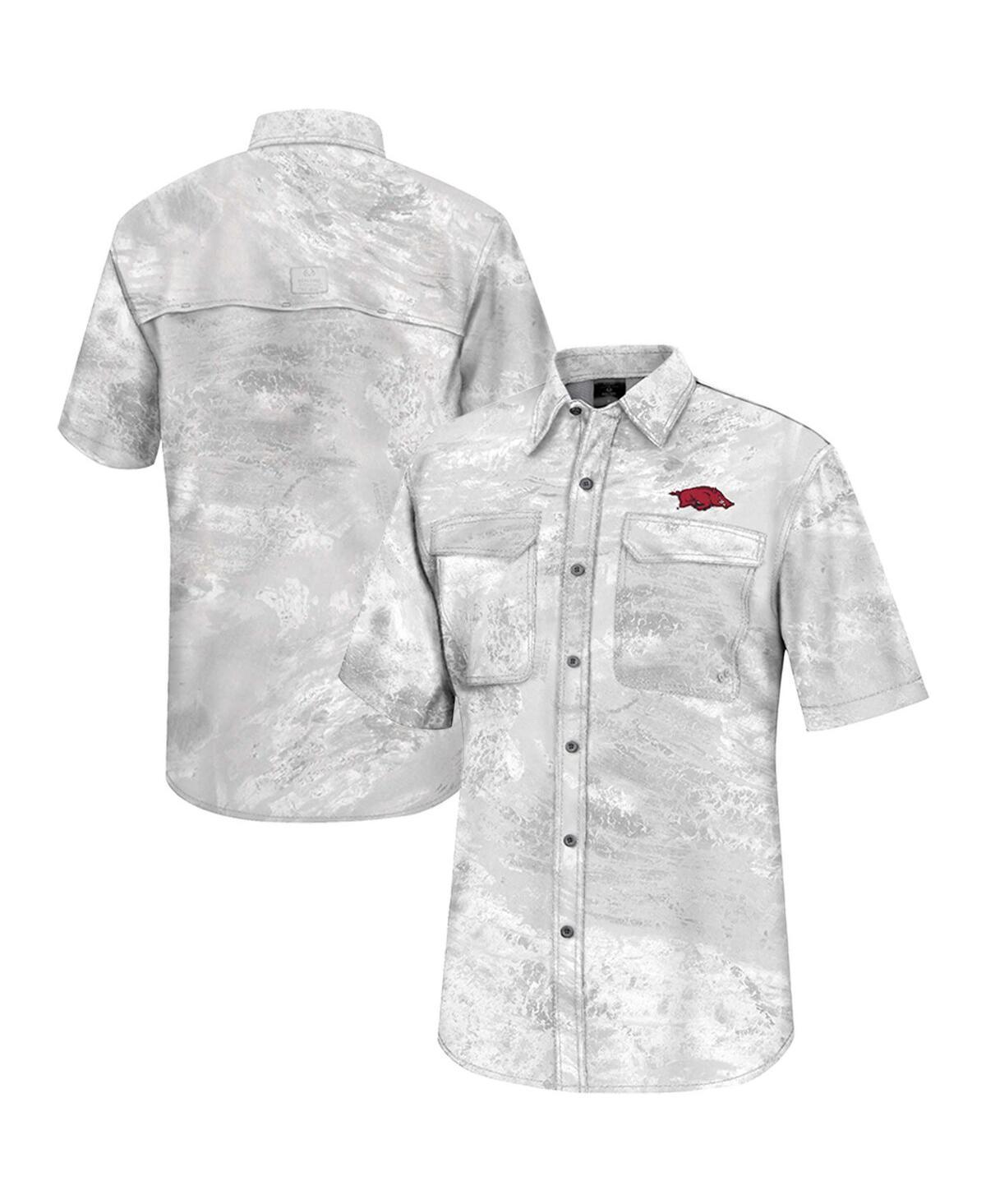 Mens Colosseum Alabama Crimson Tide Realtree Aspect Charter Full-Button Fishing Shirt Product Image