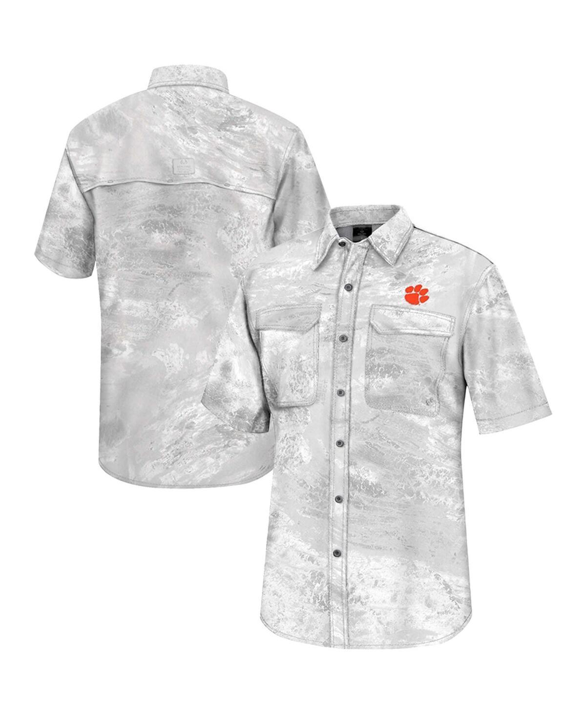 Mens Colosseum Alabama Crimson Tide Realtree Aspect Charter Full-Button Fishing Shirt Product Image