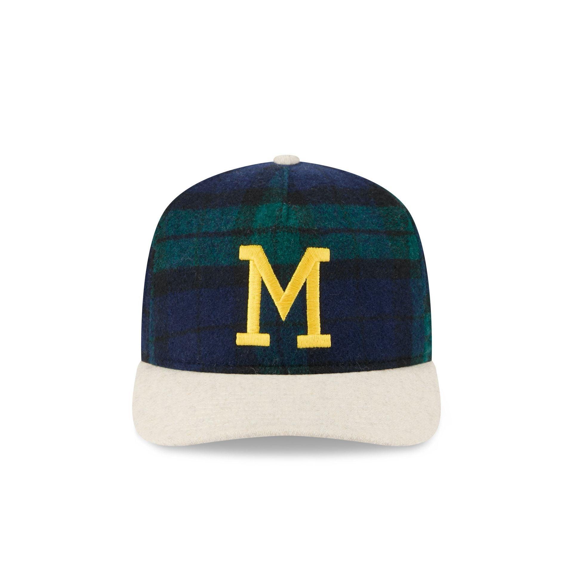 Milwaukee Brewers Plaid Letterman 19TWENTY Adjustable Hat Male Product Image