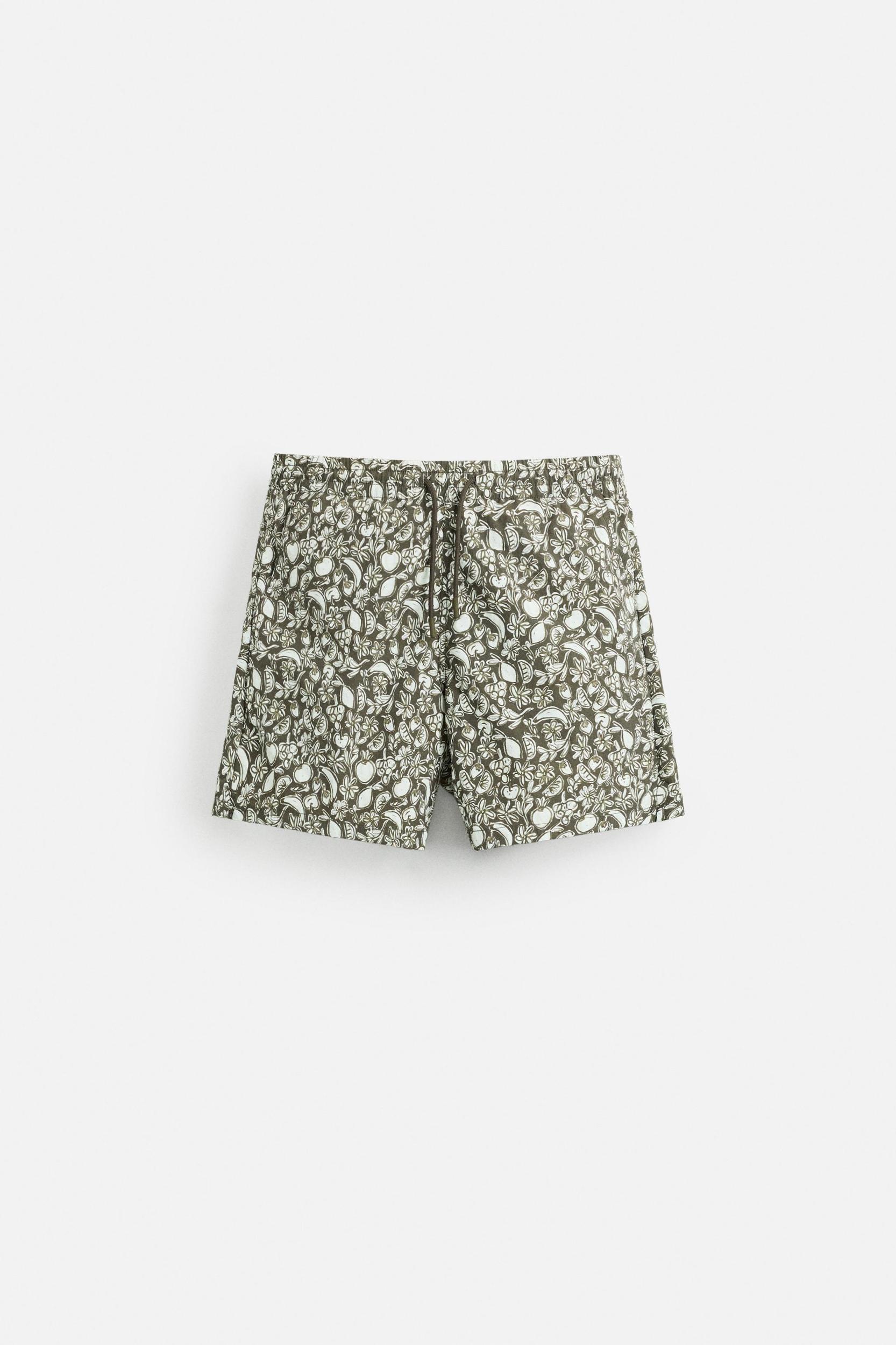 FRUIT PRINT MID-LENGTH SWIMSUIT Product Image