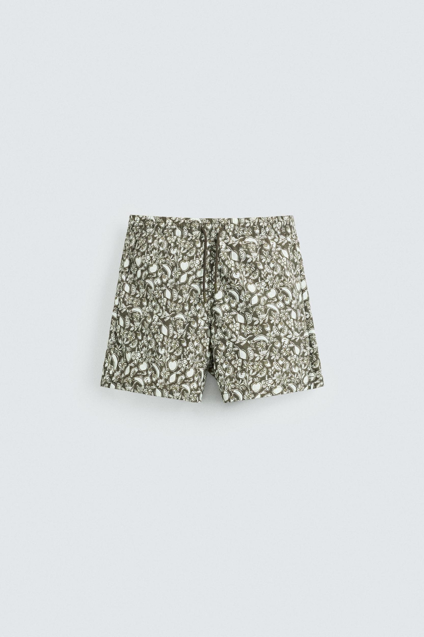 FRUIT PRINT MID-LENGTH SWIMSUIT Product Image
