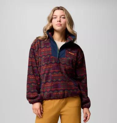 Columbia Women's Sequoia Grove Printed Half Zip Jacket- Product Image