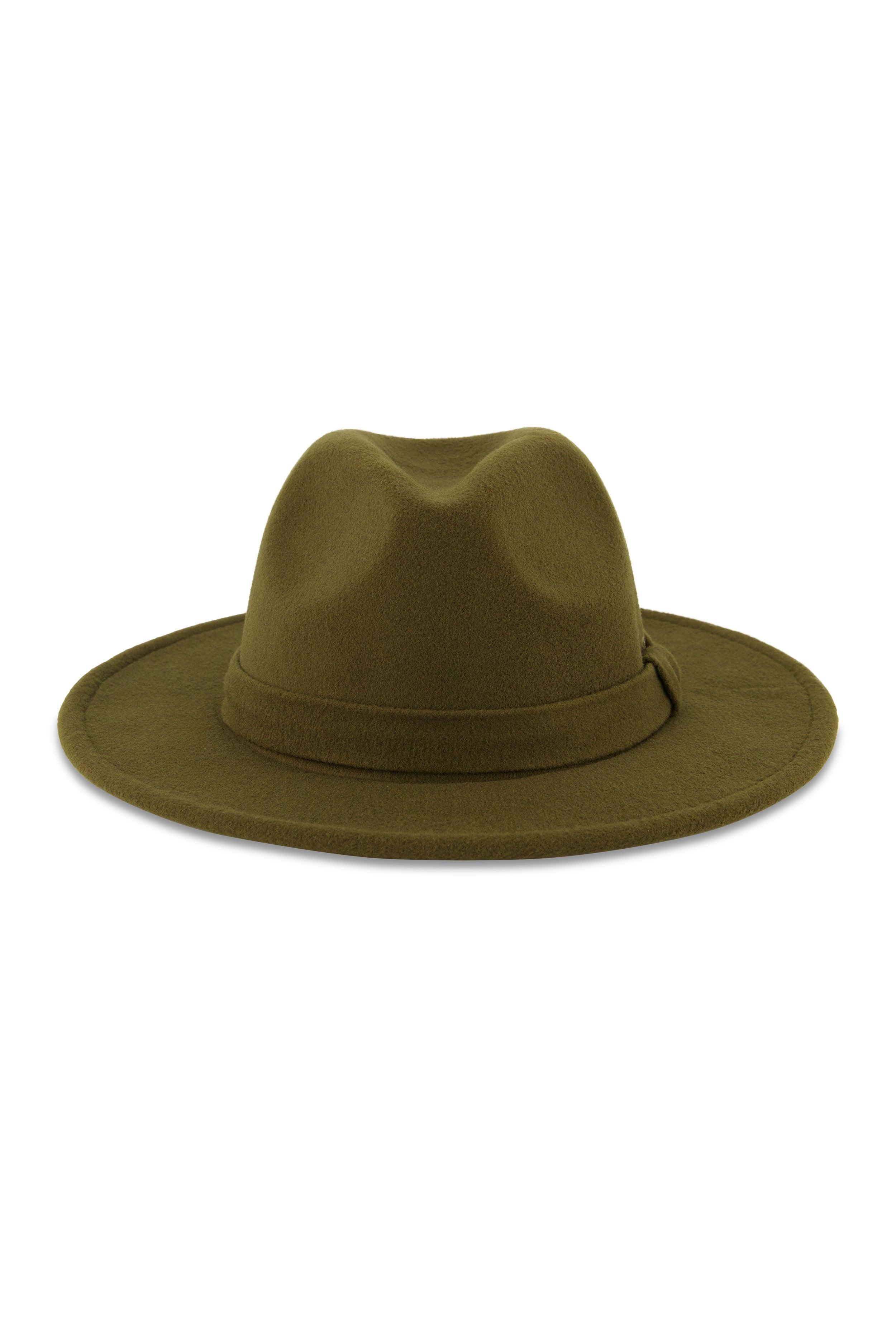 Solid Felt Fedora Female Product Image