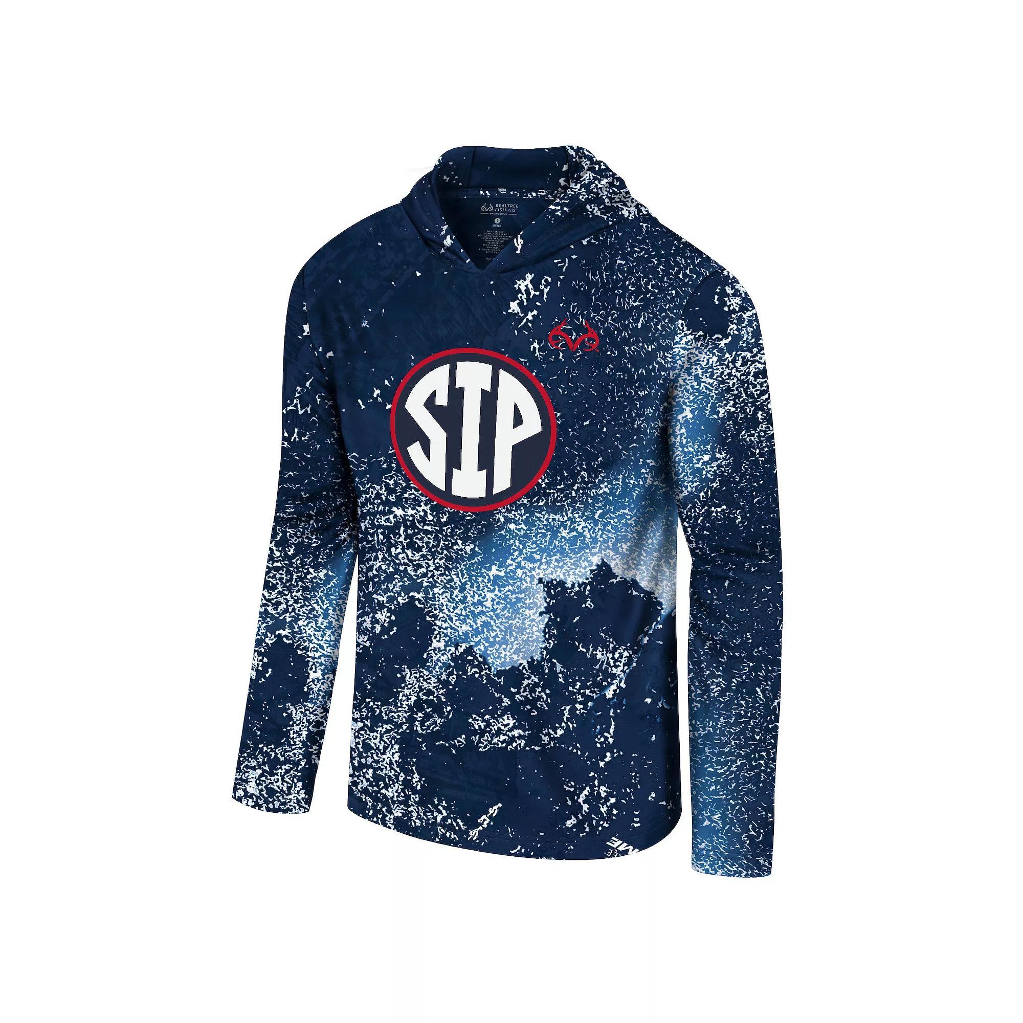 Mens Ole Miss Rebels Essential Performance Hooded Tee Product Image