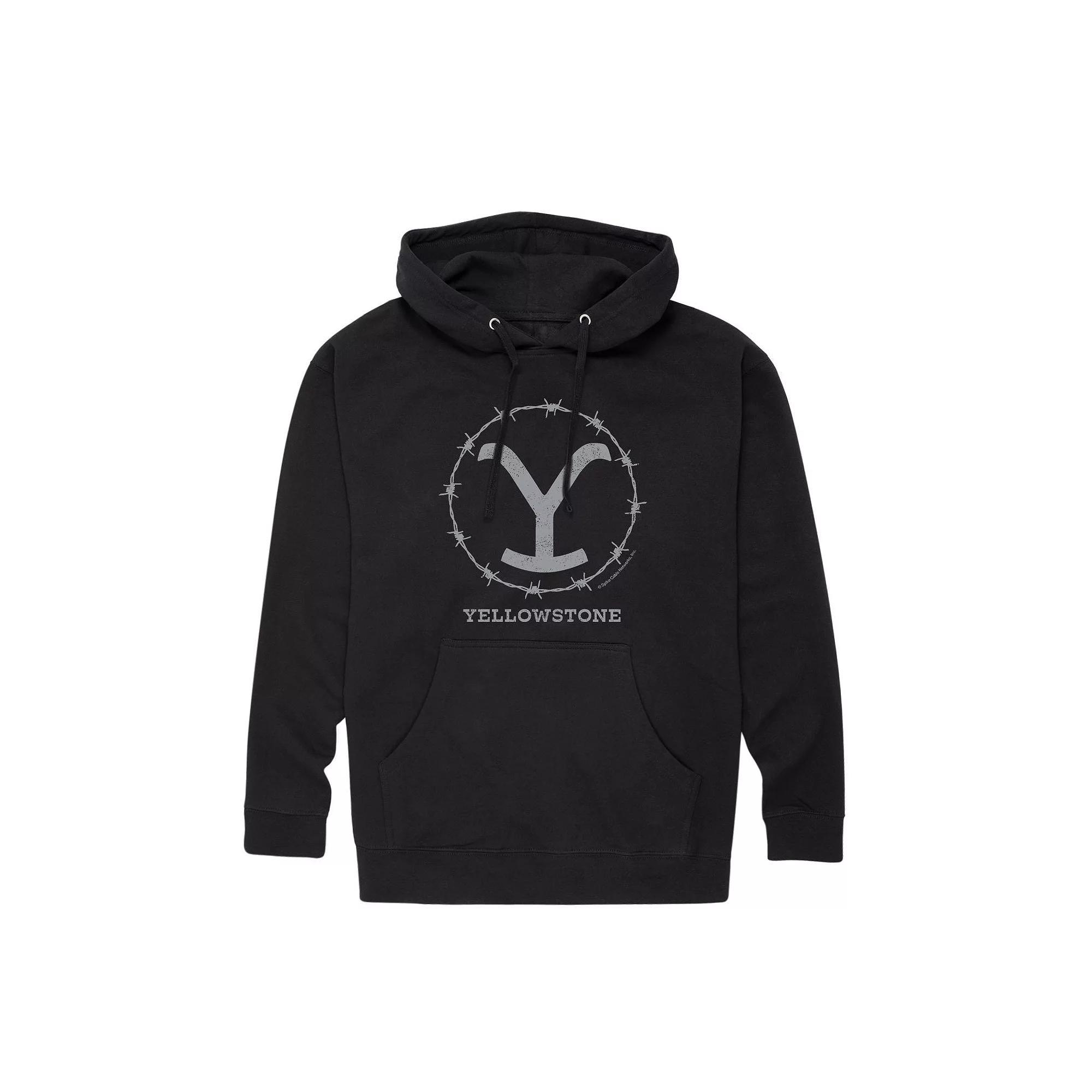 Men's Yellowstone Dutton Ranch Hoodie, Size: Medium, Black Product Image
