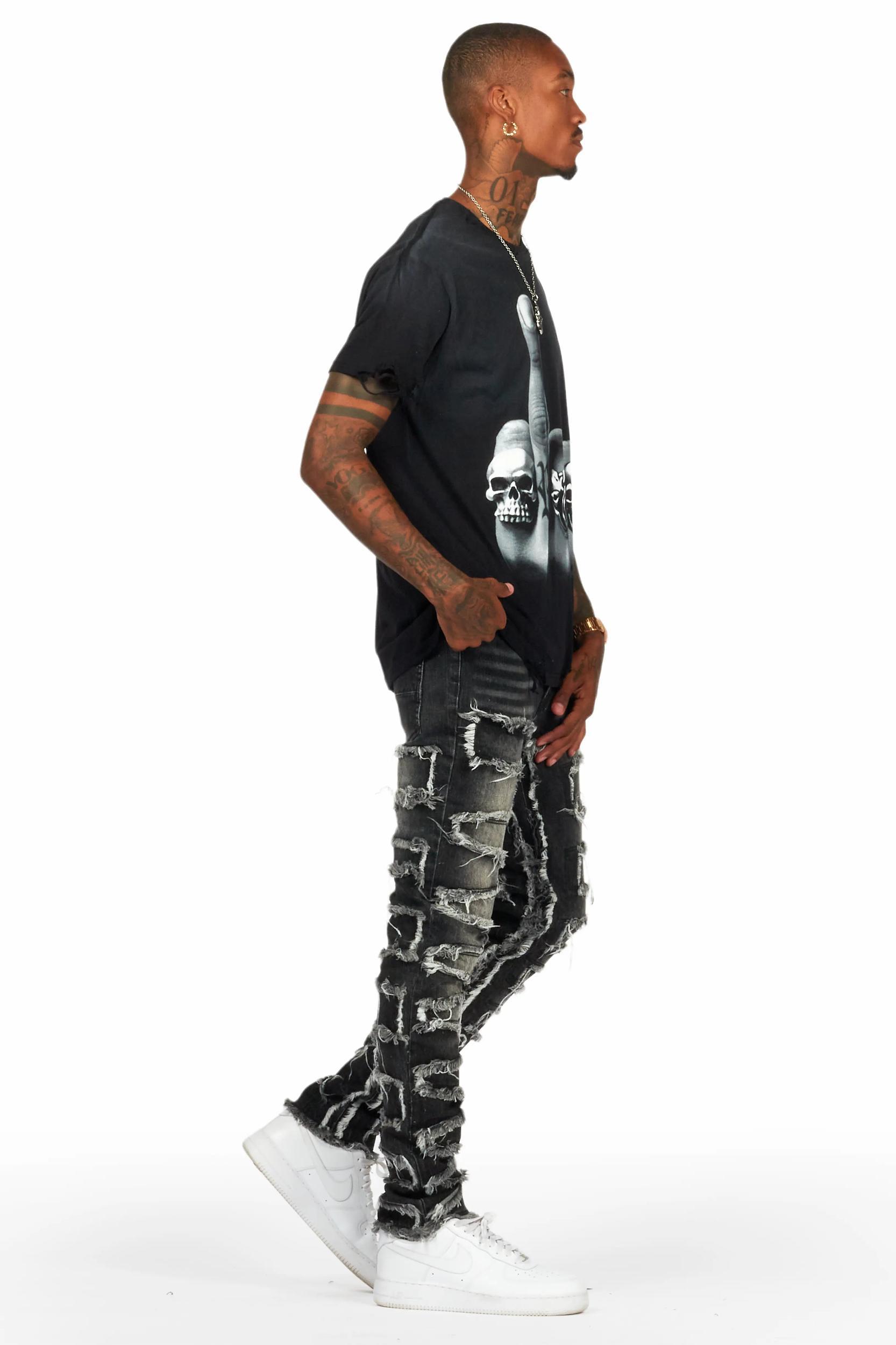 Marteka Black Oversized T-Shirt Female Product Image