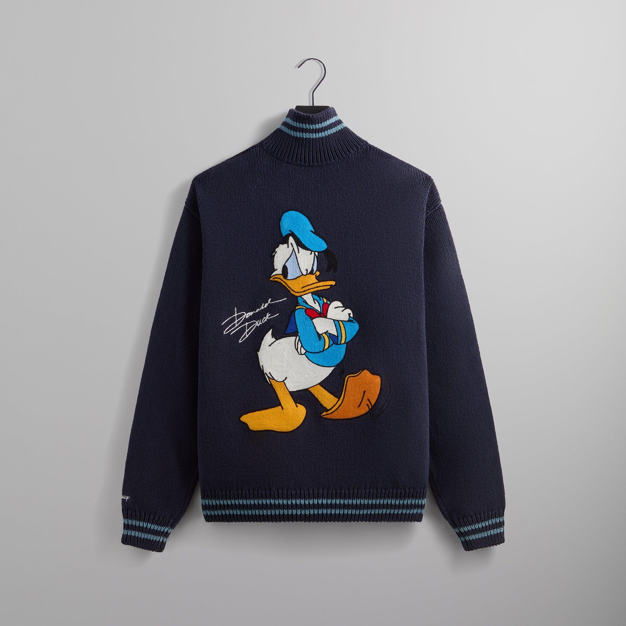 Disney | Kith for Donald Duck Full Zip Wyona Sweater - Nocturnal Male Product Image