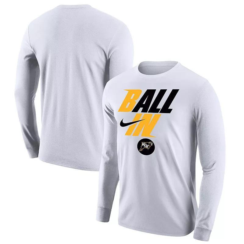 Mens Nike White Baylor Bears Legend Bench Long Sleeve T-shirt Product Image