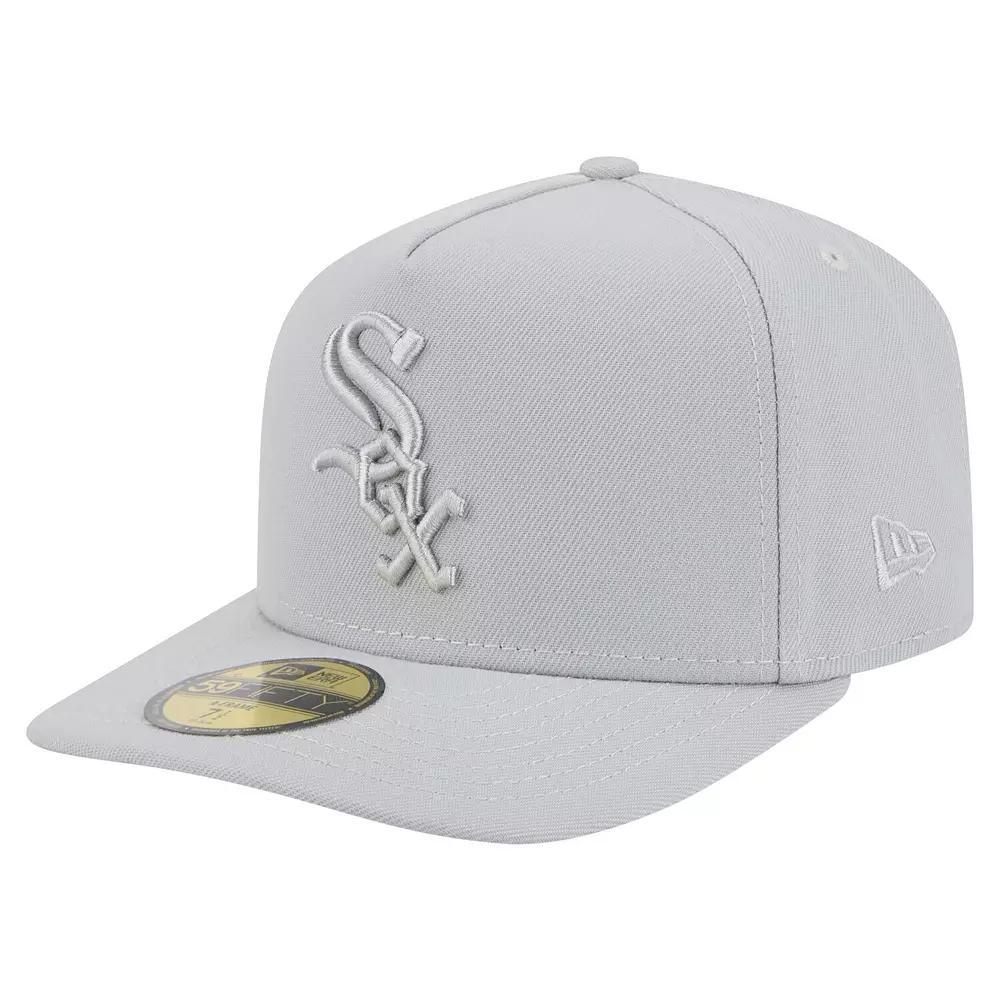 Men's New Era  Gray Chicago White Sox Colorpack 59FIFTY Fitted Hat, Size: 7 1/2, Grey Product Image
