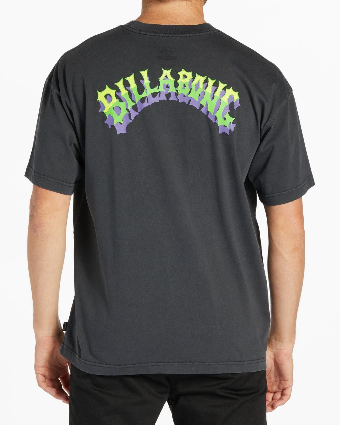 Arch Wave OG Short Sleeve Wave Washed T-Shirt - Washed Black Male Product Image