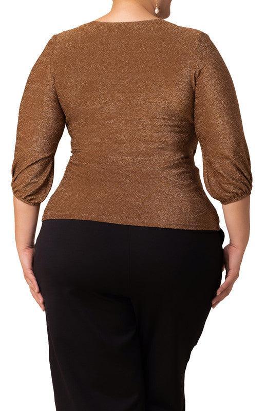 Celeste Faux Wrap Top - Plus Product Image
