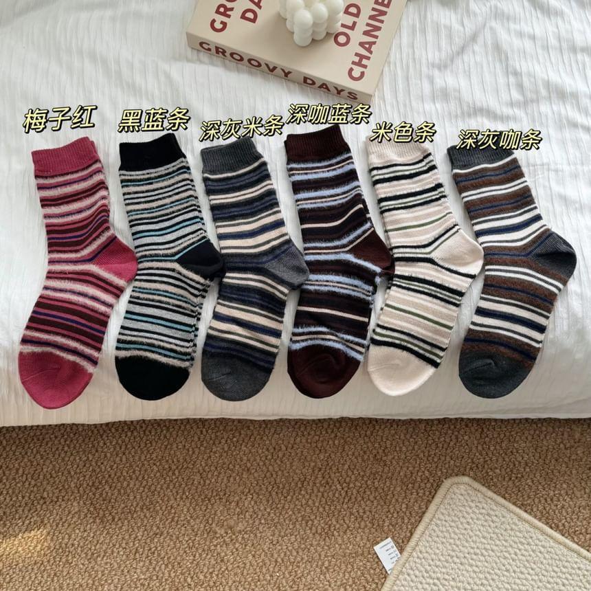 Striped Short Socks Product Image