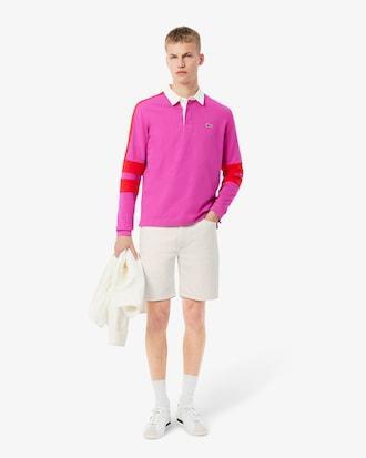 Straight Fit Denim Bermuda Shorts Product Image