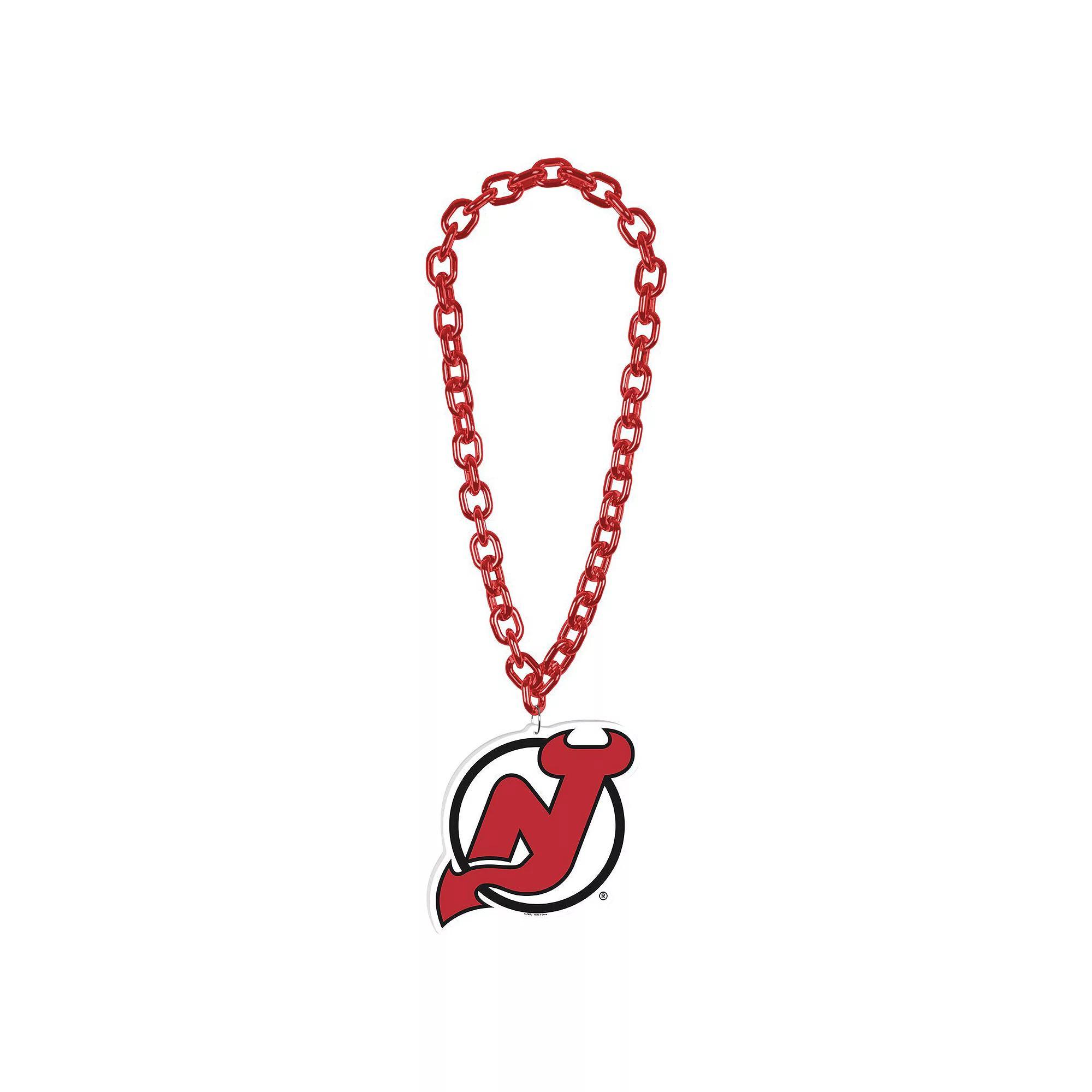 WinCraft New Jersey Devils Big Chain Logo Necklace, Men's, Nhl Team Product Image