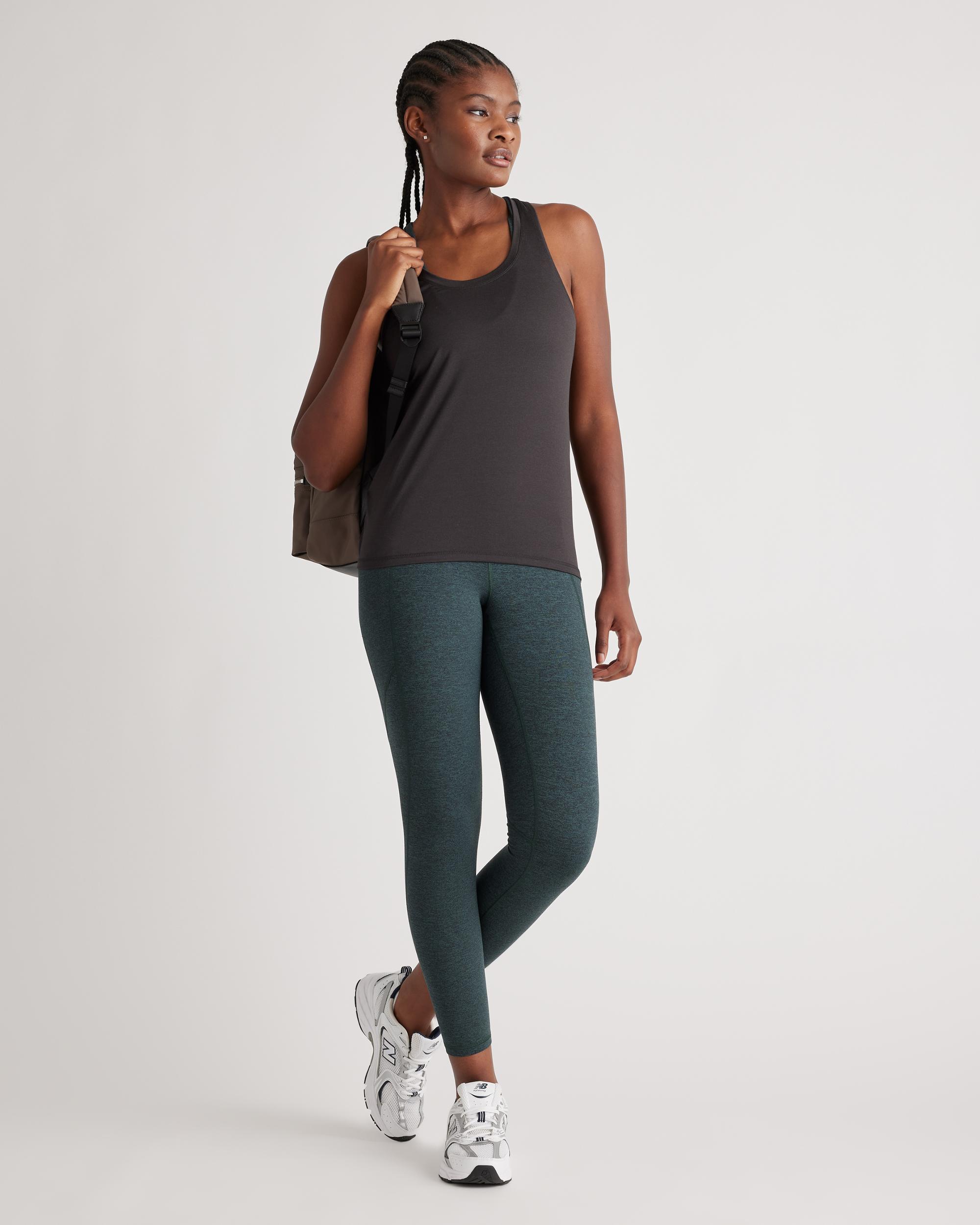 Quince | Women's Flowknit Breeze Racerback Tank Top Recycled Poly with Stretch Product Image