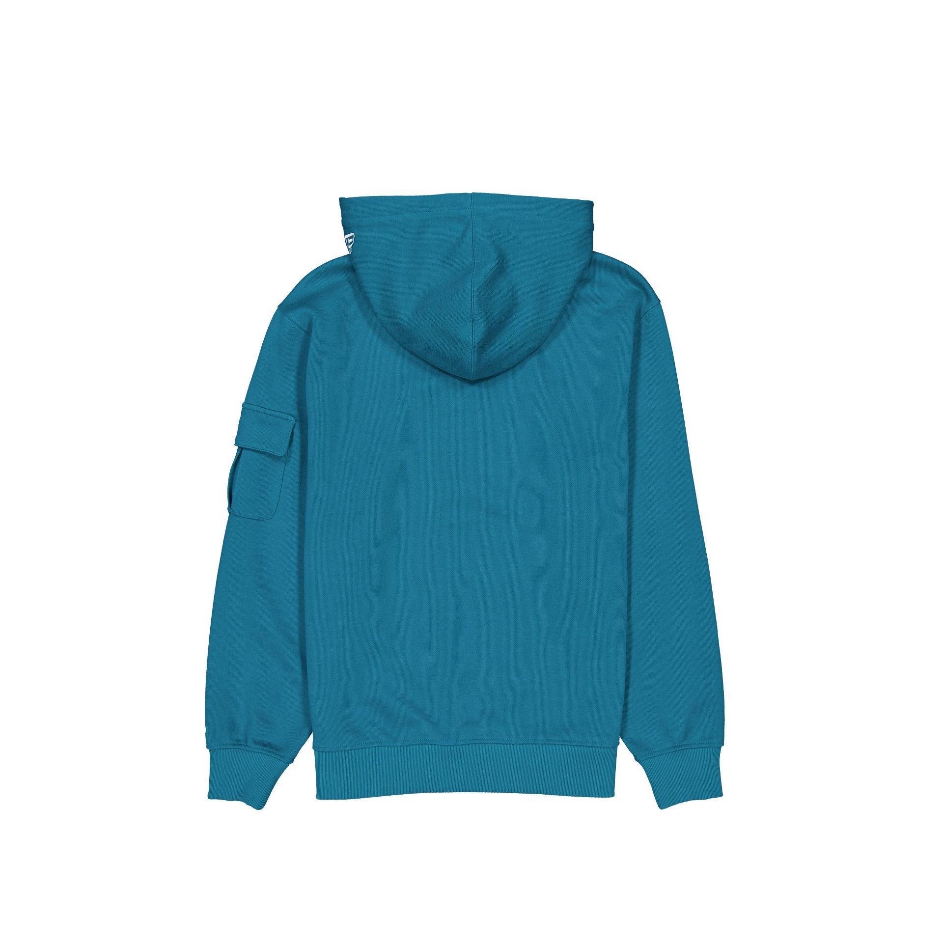 New Era Cap Blue Outdoor Hoodie Male Product Image