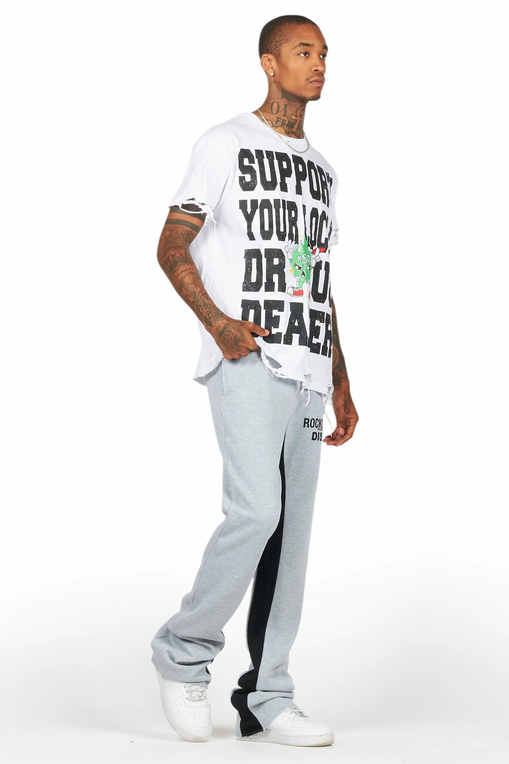 Alpine Heather Grey Baggy Pant Male Product Image