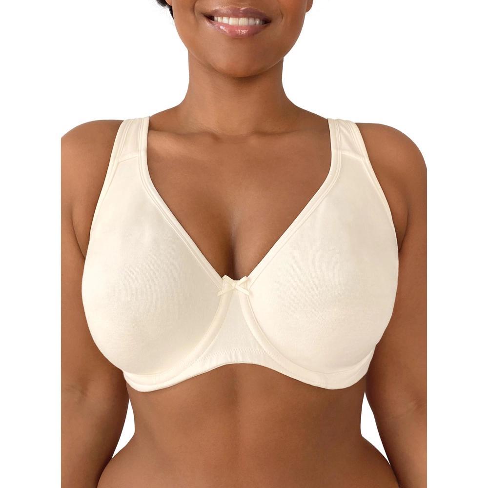Fit For Me by Fruit of the Loom Womens Plus Size Beyond Soft Cotton Unlined Underwire Bra Product Image