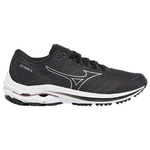 Mizuno Wave Inspire 18 Silver) Women's Shoes Product Image