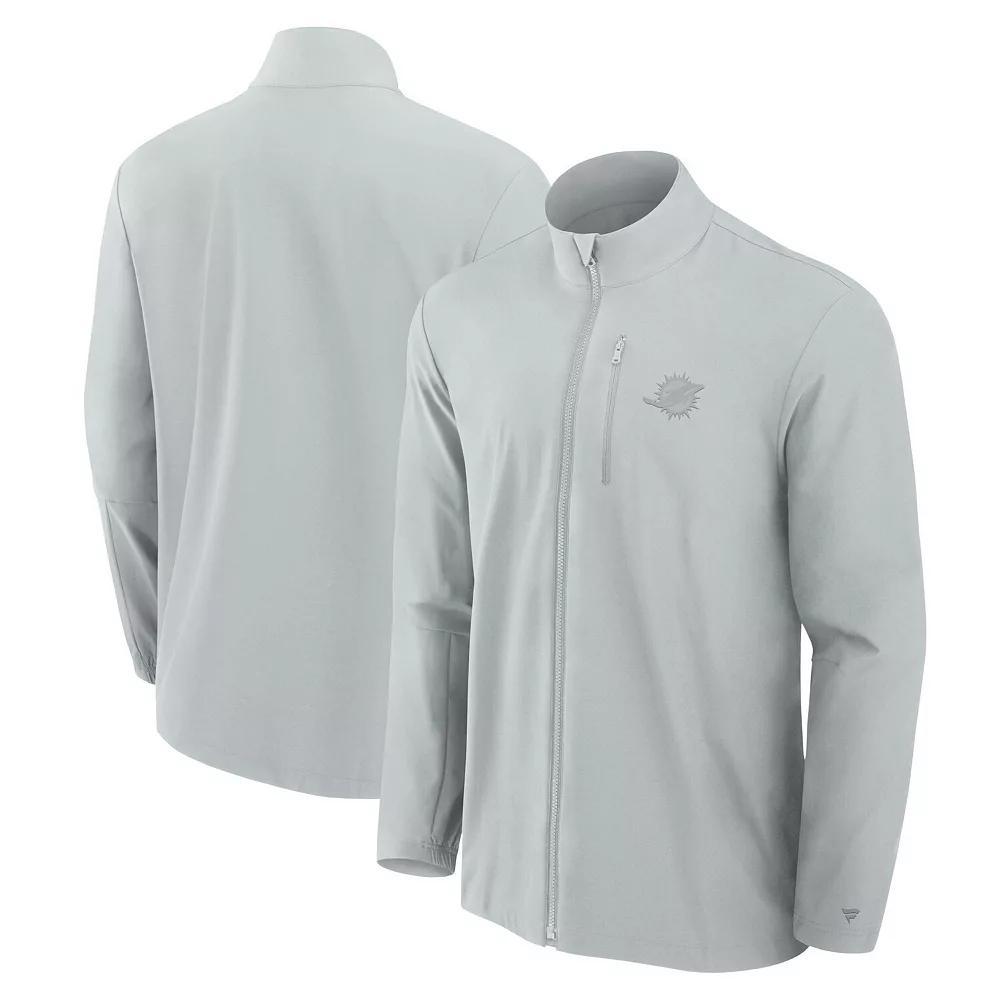 Men's Fanatics Signature Gray Buffalo Bills Front Office Woven Full-Zip Jacket, Size: Large, Grey Product Image