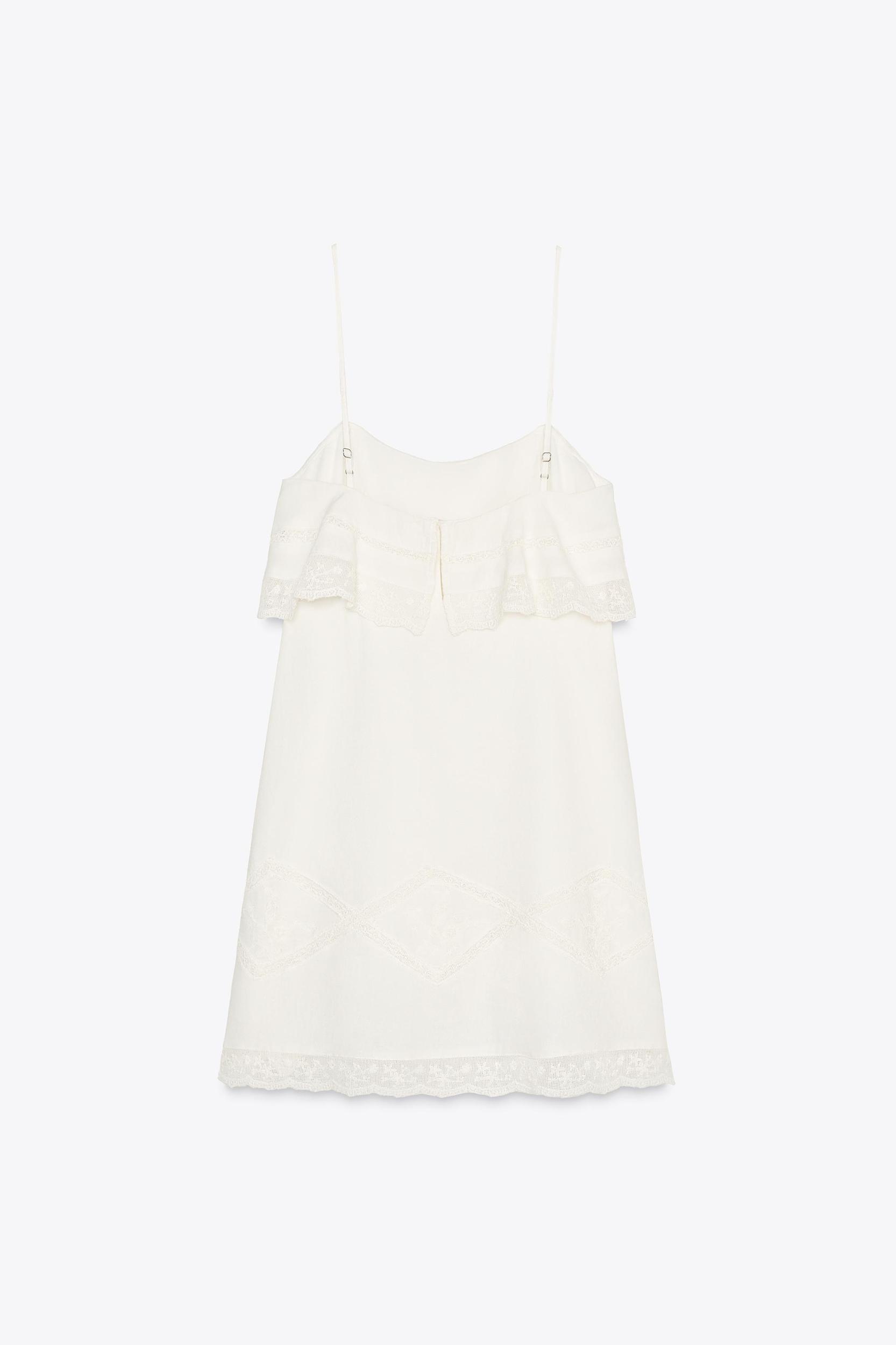 EMBROIDERED SHORT DRESS Product Image