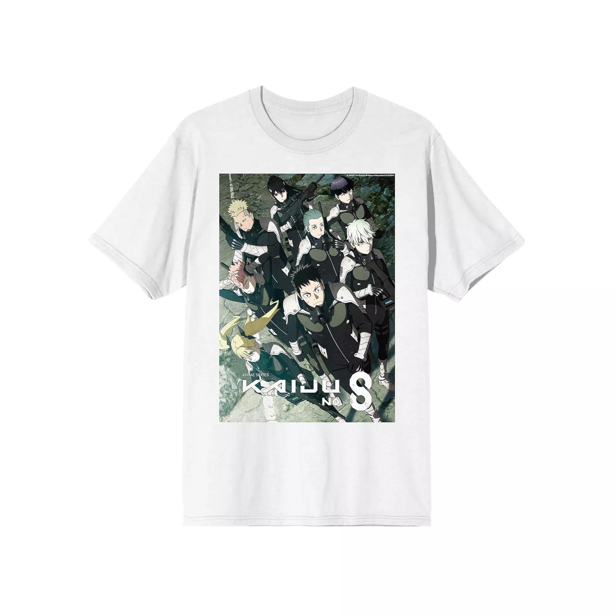 Men's Kaiju No. 8 Graphic Tee, Size: Large, White Product Image