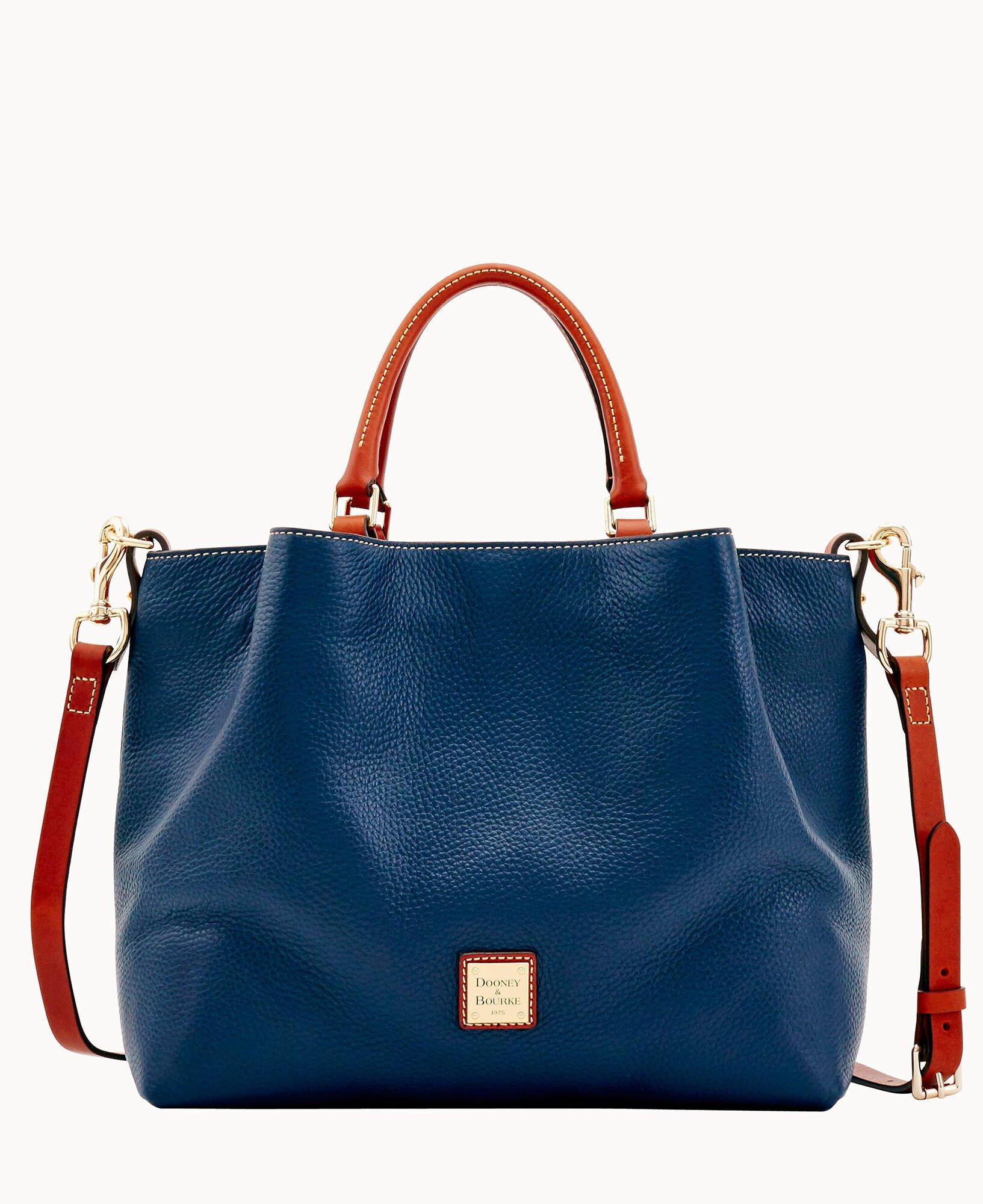 Dooney & Bourke Womens Pebble Grain Large Leather Barlow Bag in Forest Product Image
