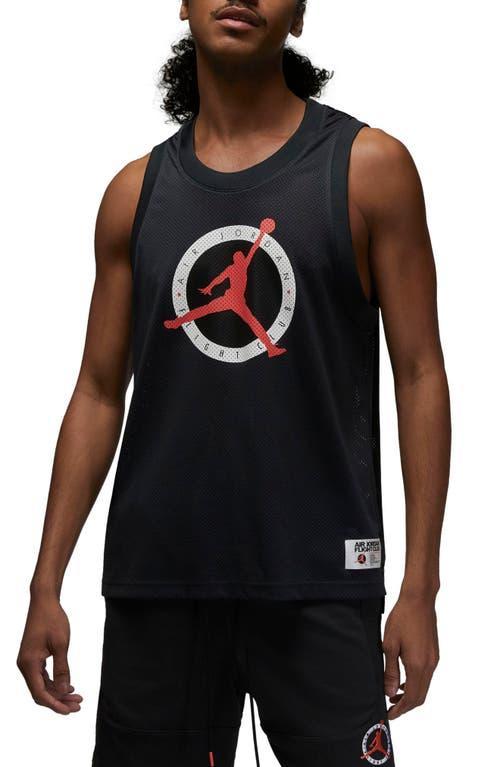 Jordan Mens Flight MVP Mesh Jersey - Black/Black Product Image