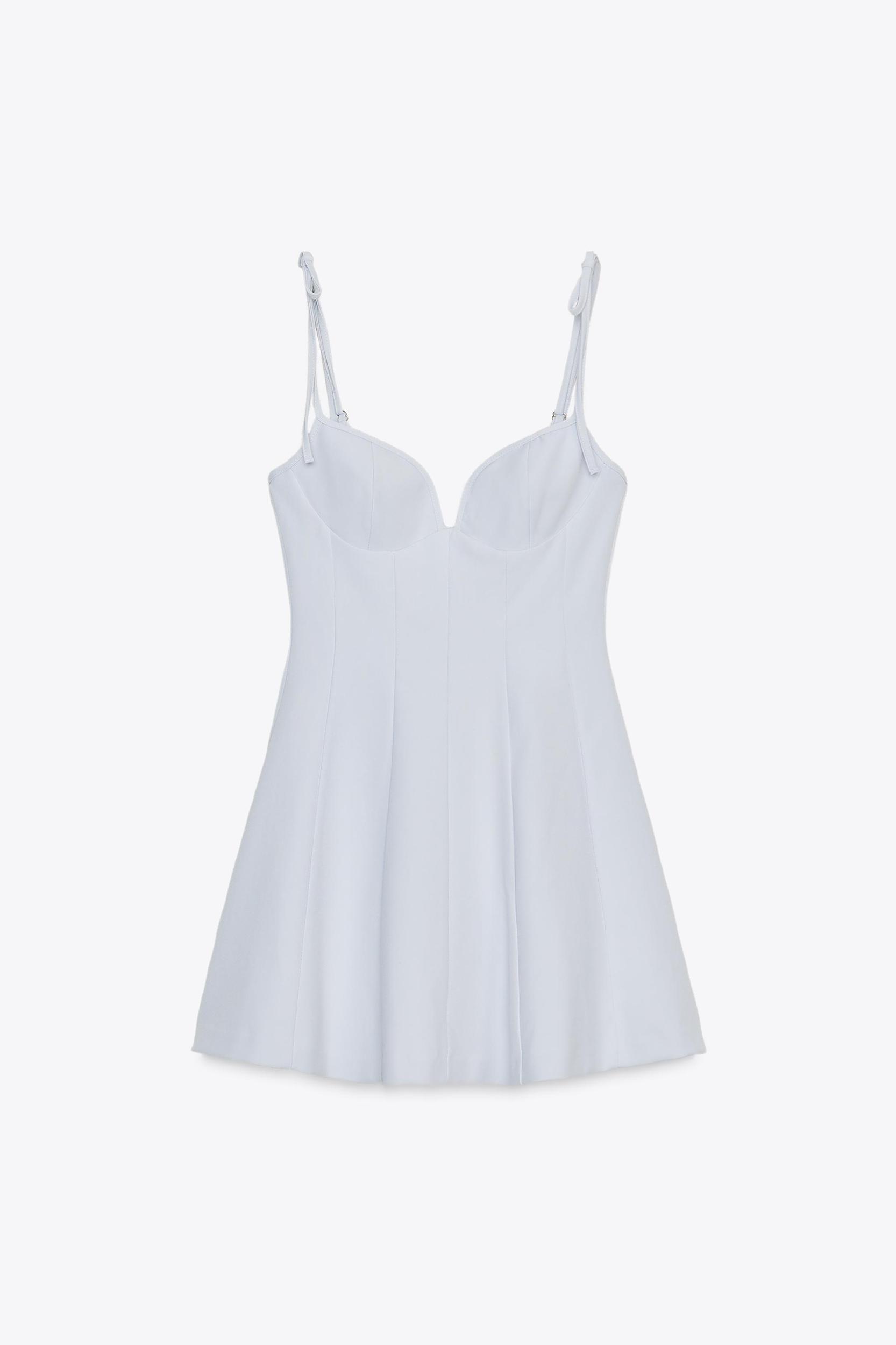 BOW DETAIL SHORT DRESS Product Image