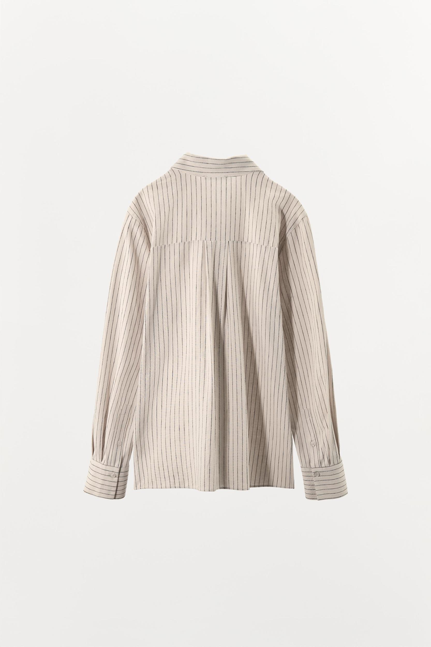 STRIPED PAJAMA SHIRT Product Image