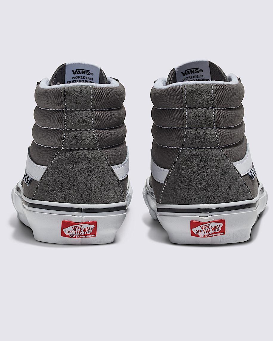 Skate Sk8-Hi Shoe in Pewter Grey / White| Vans US Product Image