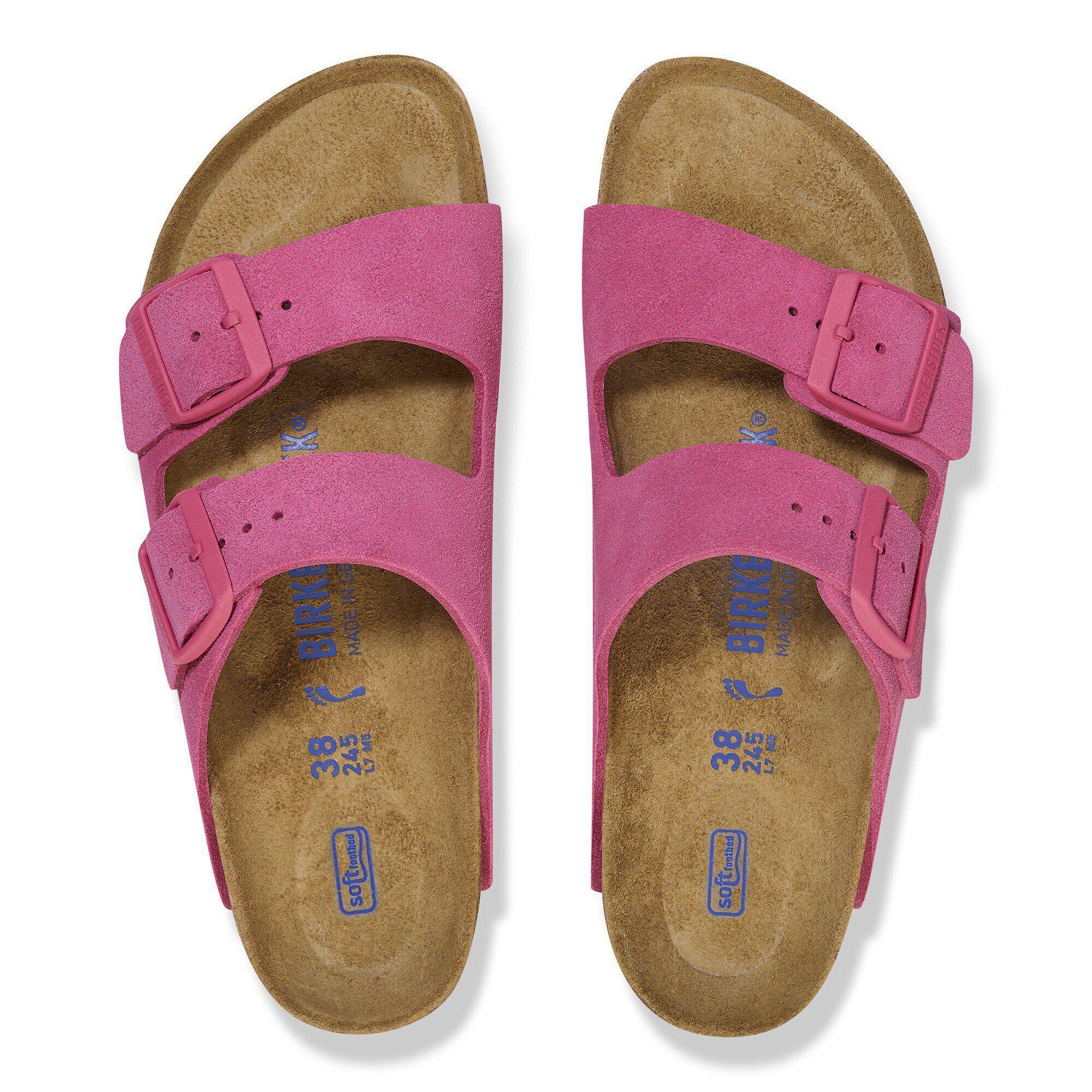Arizona Soft Footbed Suede Leather Faded Purple Product Image