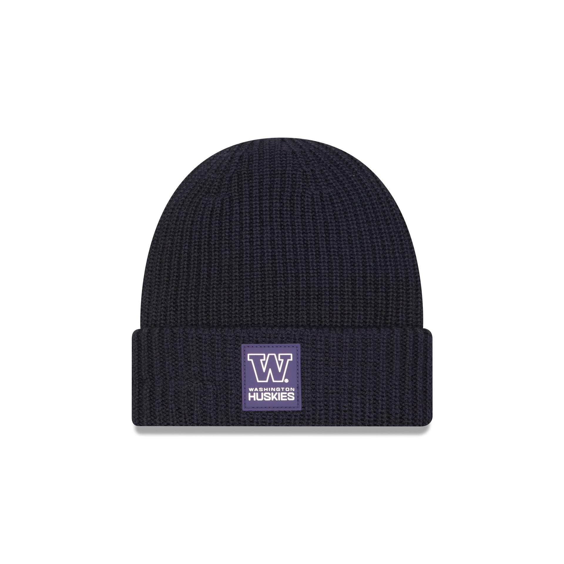New Era Cap Black Waffle Knit Beanie Male Product Image