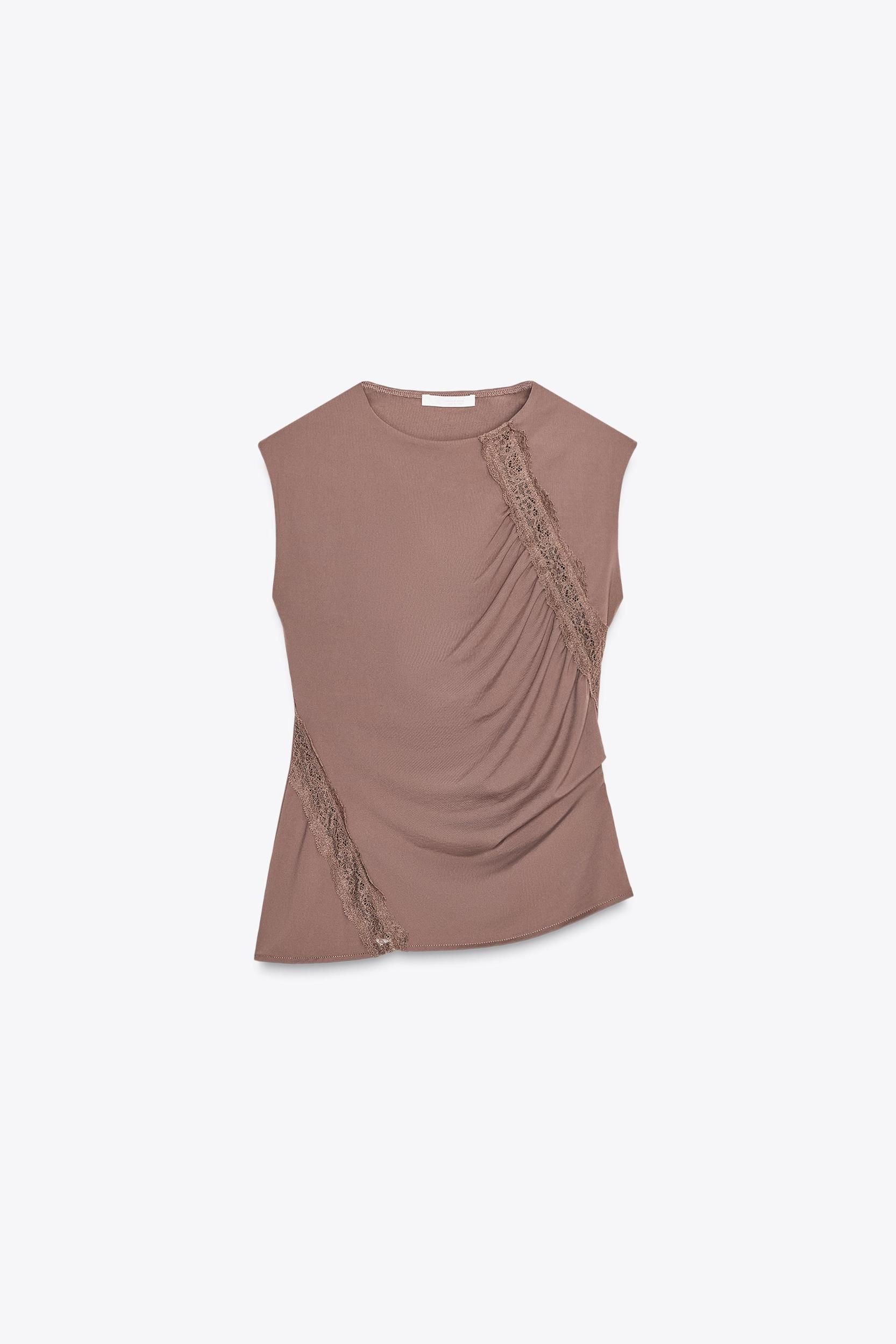 POLYAMIDE LACE TOP Product Image
