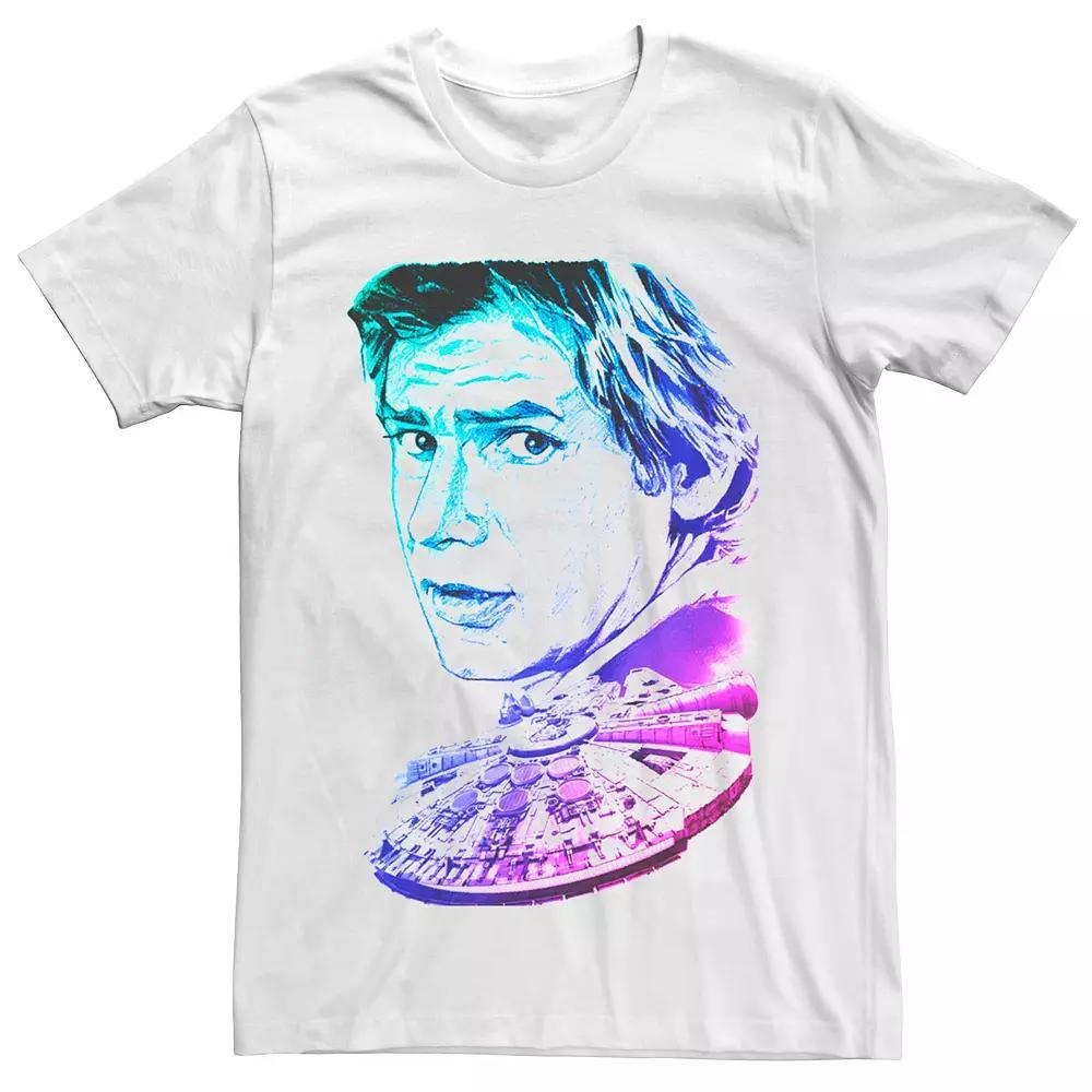 Men's Star Wars Han Solo Graphic Tee, Size: Medium, White Product Image