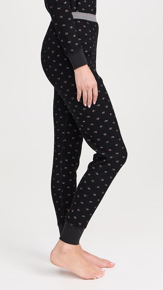 THE GREAT. The Waffle Long John Sweatpants | Shopbop Product Image