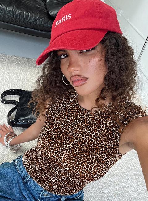 Lure Top Leopard Product Image