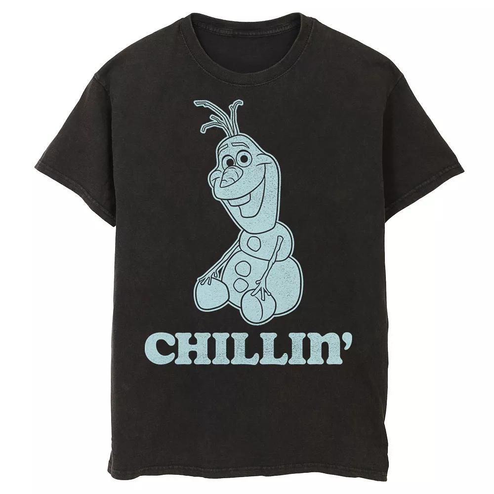 Disney's Frozen Olaf Men's Chillin' Portrait Tee, Size: Large, Black Product Image